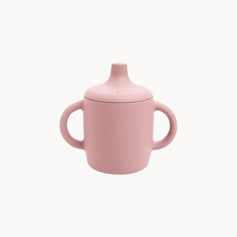 Sippy Cup With Handles Rose