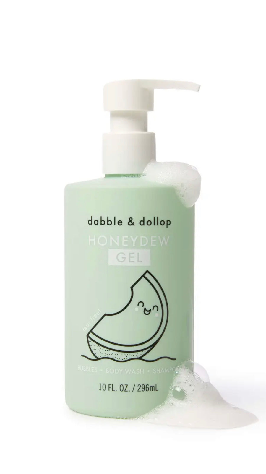 Shampoo + Bubble Bath + Body Wash Honeydew