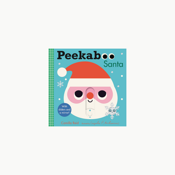 Board Book Peek-A-Boo Santa