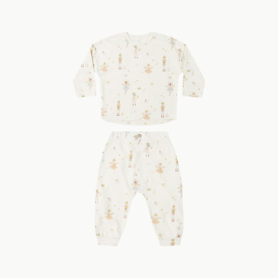 Long Sleeve Tee + Pant Set Nutcracker