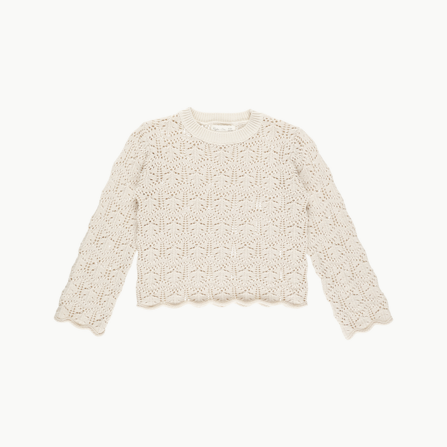 Crochet Knit Pullover