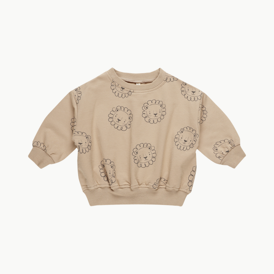 Relaxed Fleece Sweatshirt Lions