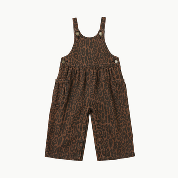Wide Leg Overall Leopard