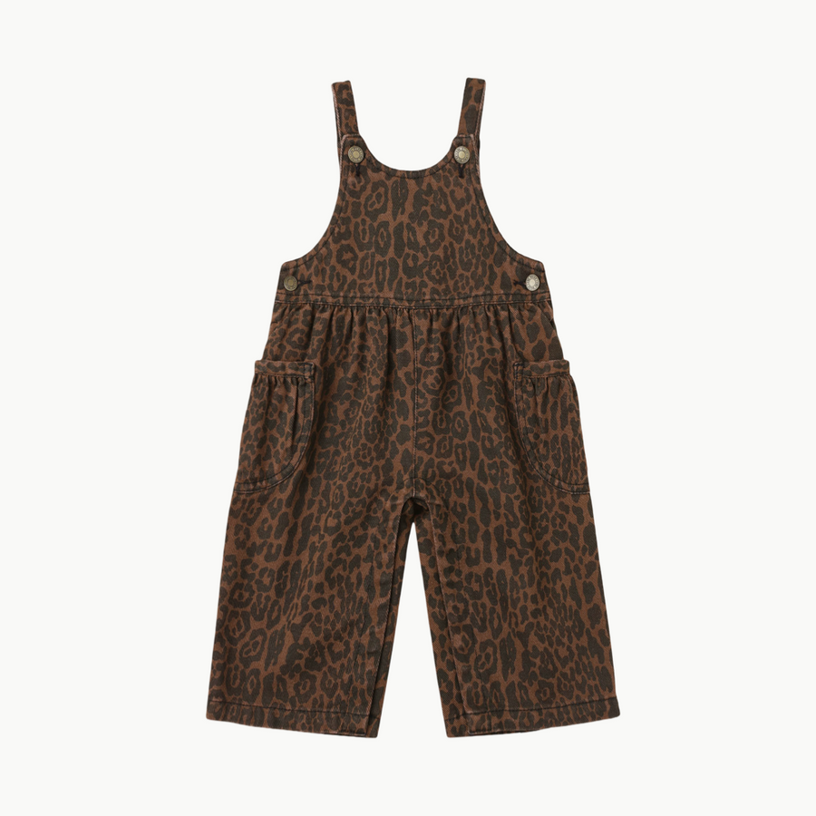 Wide Leg Overall Leopard