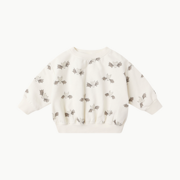 Relaxed Fleece Sweatshirt Bats