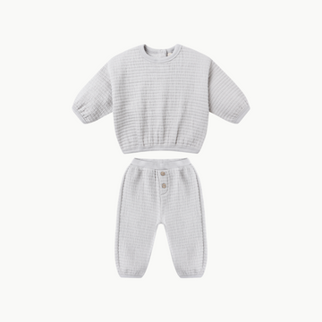 Textured Sweat Set Frost