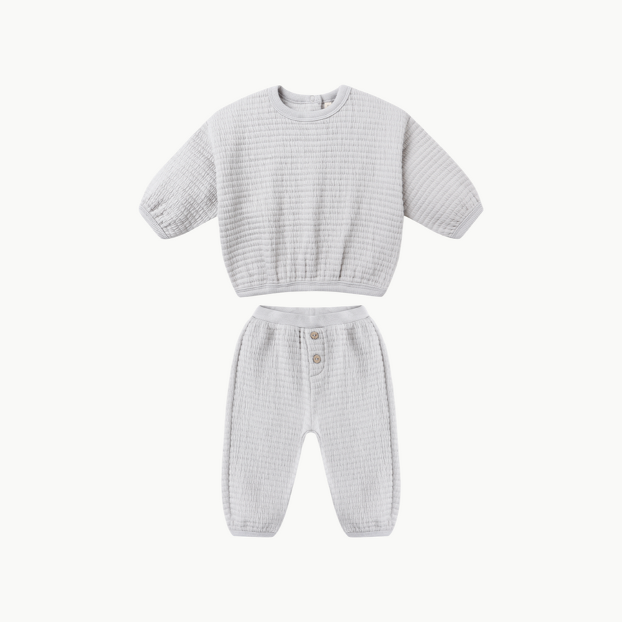 Textured Sweat Set Frost