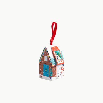 Ornament Puzzle Winter Sledding