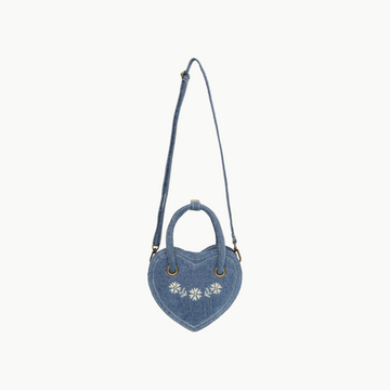 Heart Purse Denim