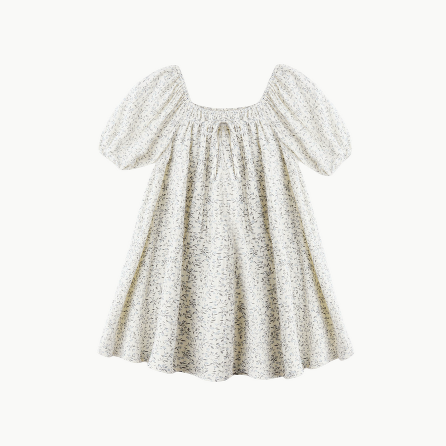 Sabrina Mini Dress Blue Vines