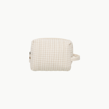 Toiletries Bag Oat Check