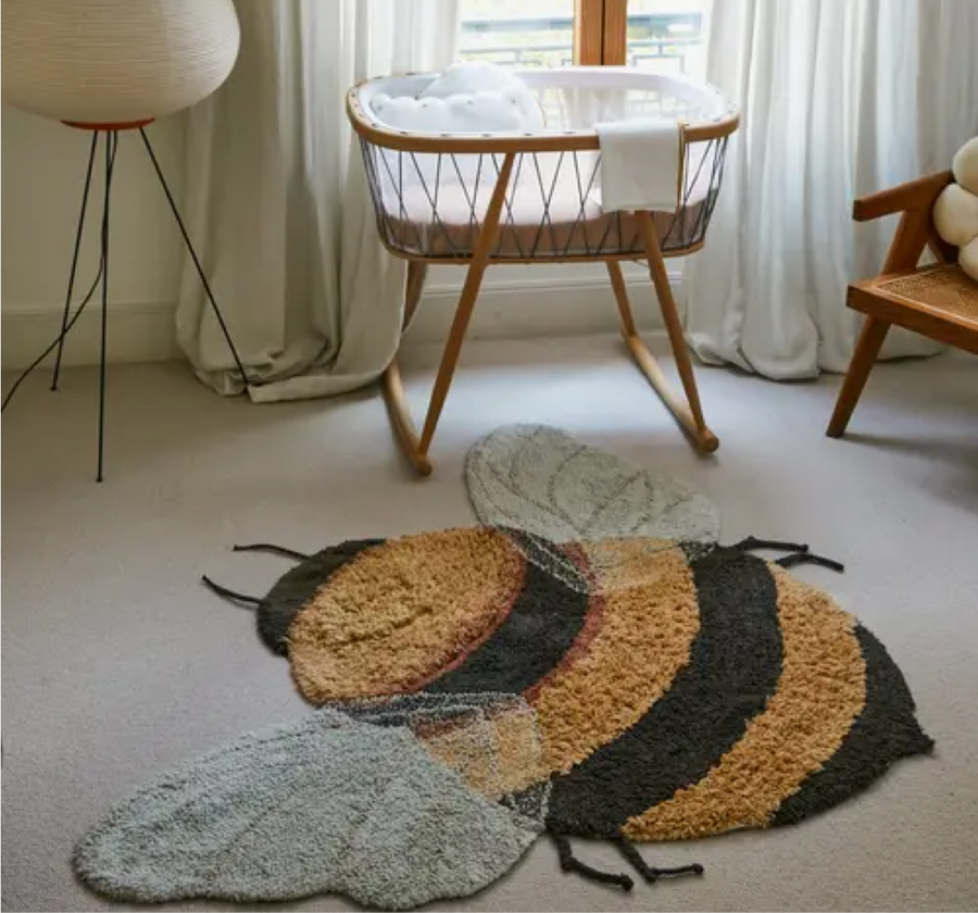 Washable Rug Bumble Bee