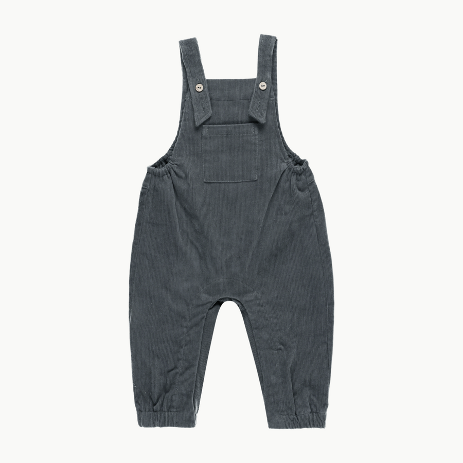 Corduroy Baby Overalls Indigo