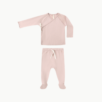Wrap Top + Pant Set Rose