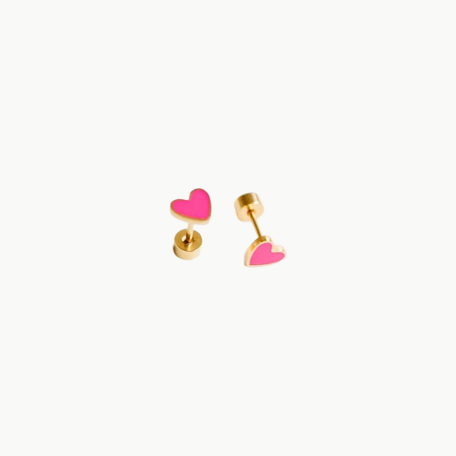 Earrings Neon Heart