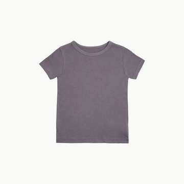 Organic Short Sleeve Tee Vintage Plum