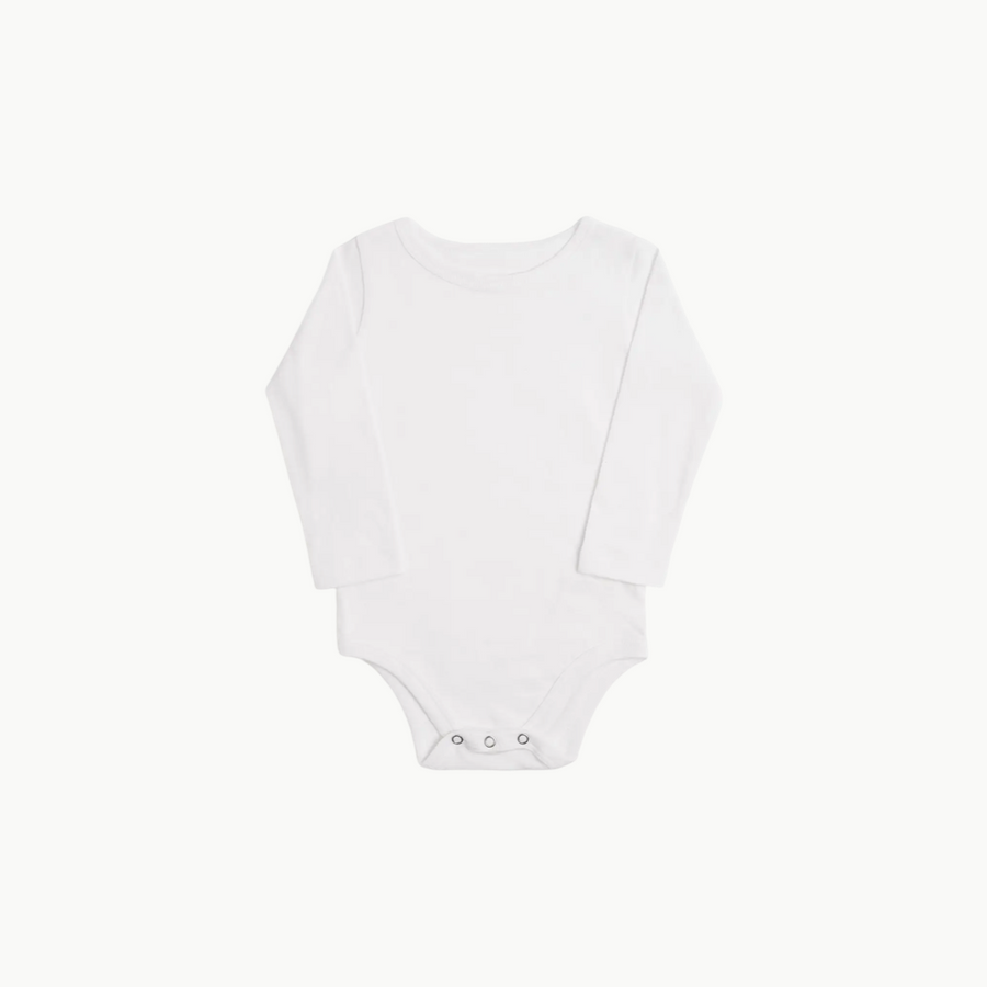 Organic Diaper Shirt White