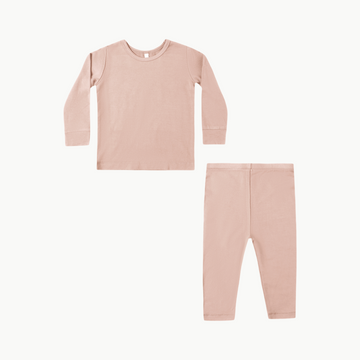 Bamboo Two Piece Lounge Set Rose