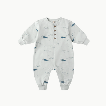 Relaxed Fleece Jumpsuit Narwhals