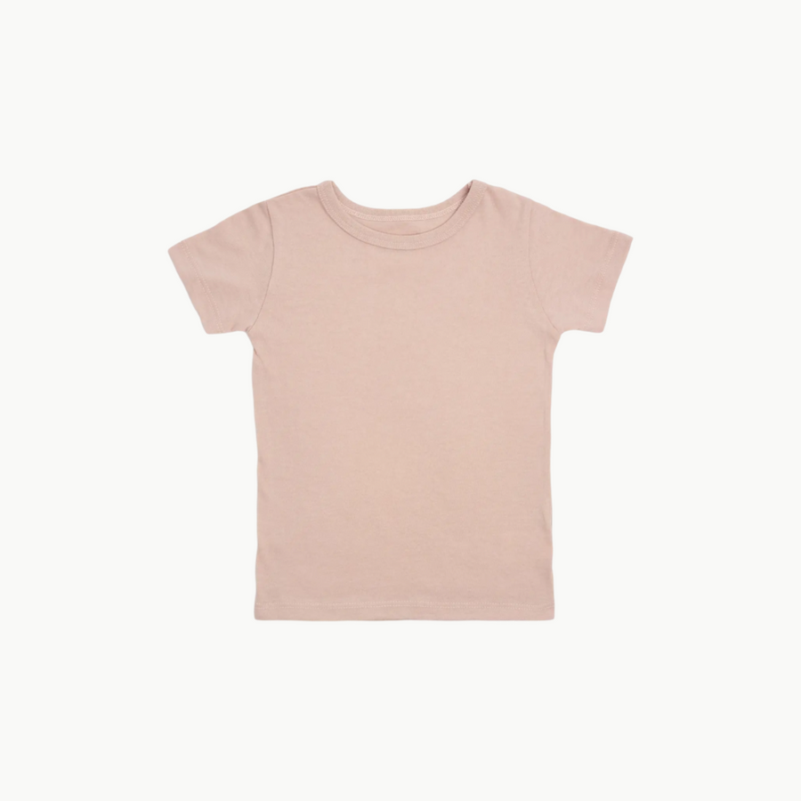 Organic Short Sleeve Tee Blush