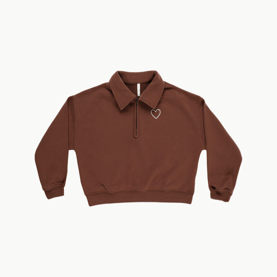 Quarter Zip Pullover Brick