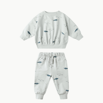 Fleece Sweatpant + Sweatshirt Narwhals