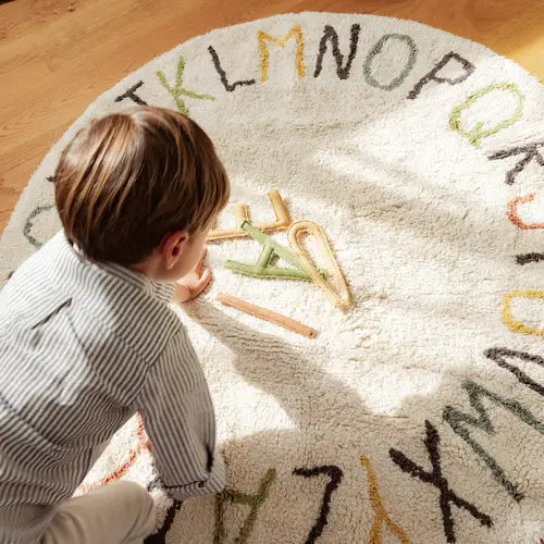 Washable Rug ABC Colour