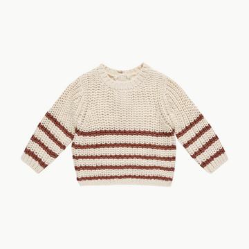 Rex Sweater Cranberry Stripe