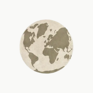 Washable Rug World Map