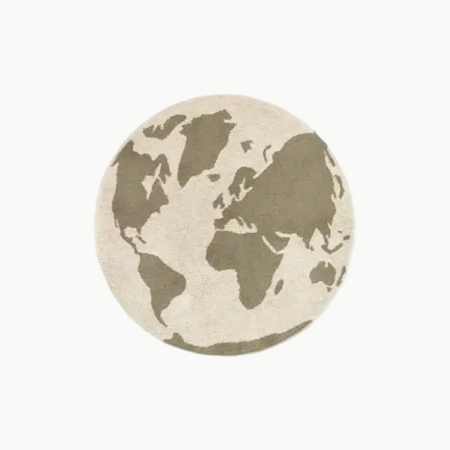 Washable Rug World Map