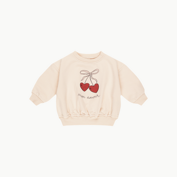 Relaxed Fleece Sweatshirt Mon Amour