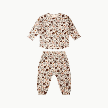 Long Sleeve Tee + Pants Set Posy