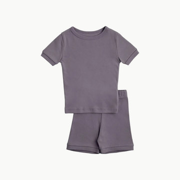 Dreamy Short Sleeve + Shorts PJ Set Vintage Plum