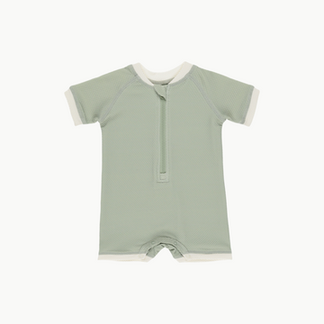 Zip Rashguard One Piece Sage