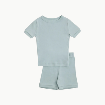 Dreamy Short Sleeve + Shorts PJ Set Sky