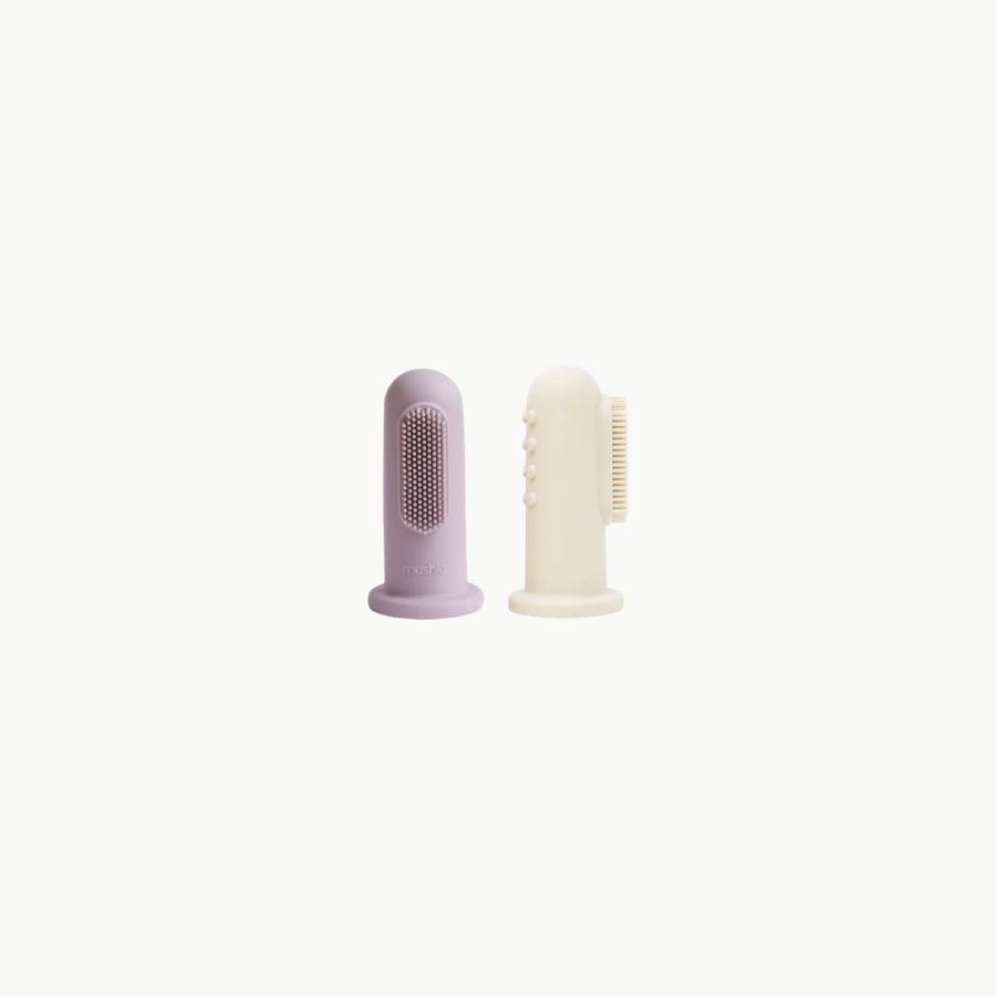Finger Toothbrush Lilac/Ivory