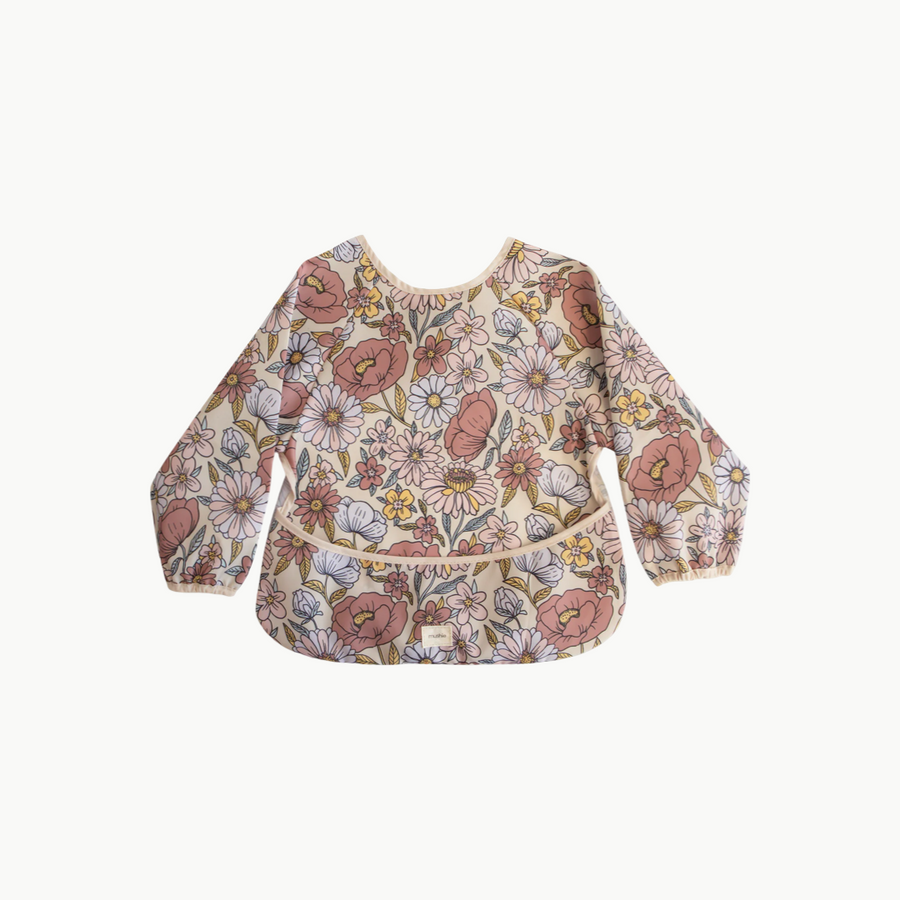 Long Sleeve Bib Flowers