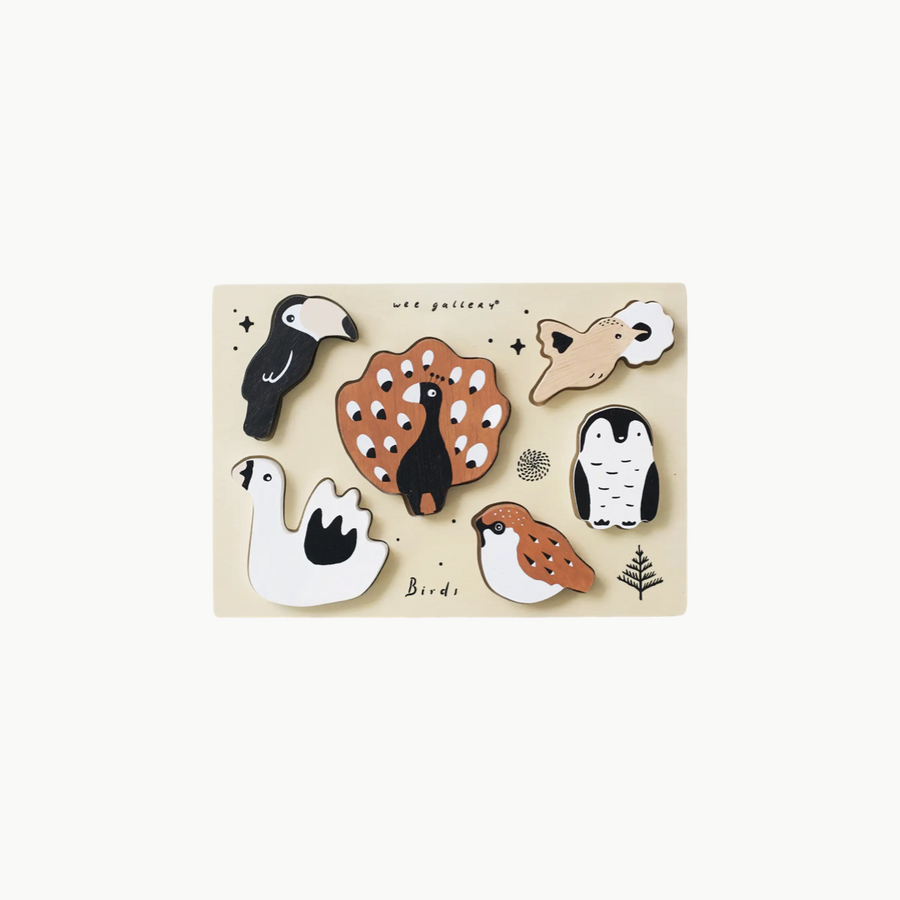 Wooden Tray Puzzle Birds