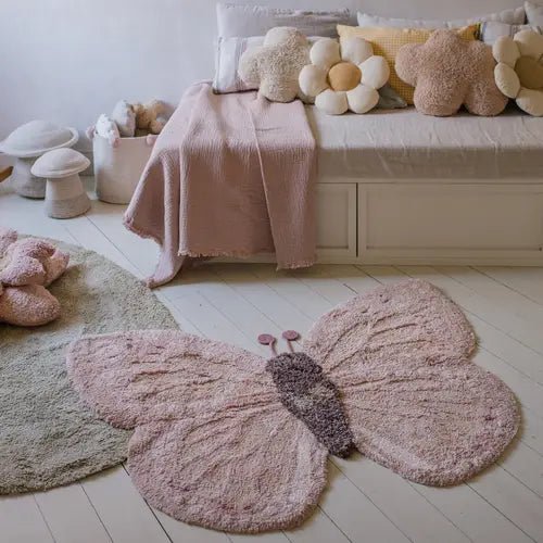 Washable Rug Butterfly