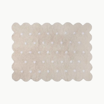 Washable Rug Biscuit Beige