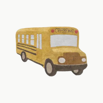 Washable Rug School Bus