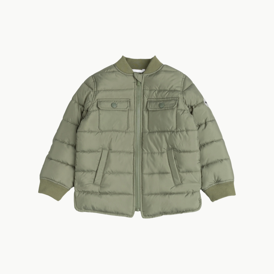 Quilted Military Jacket