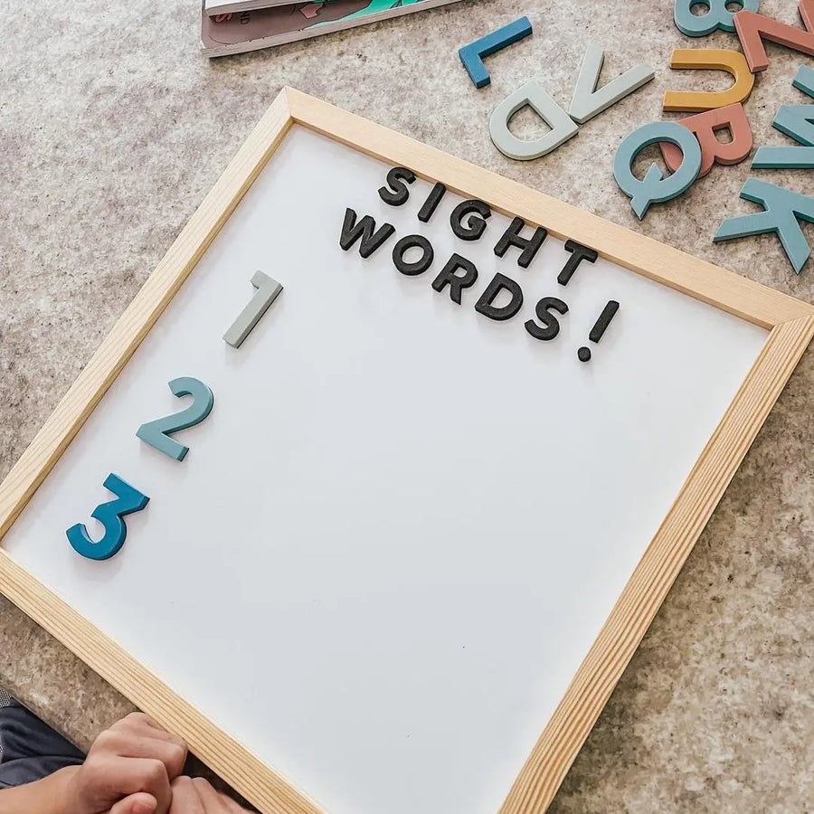 Alphabet Foam Magnetic Letters Black