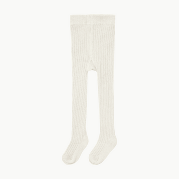 Ribbed Tights Ivory