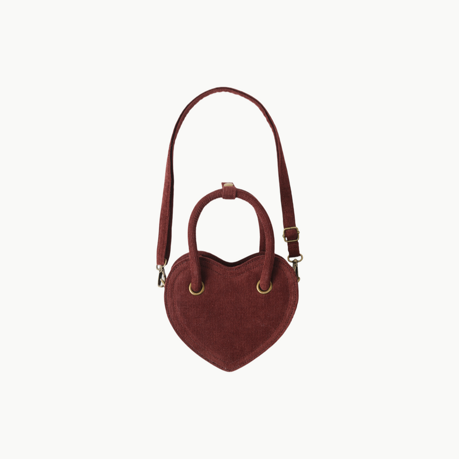 Heart Purse Burgundy