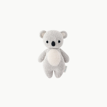 Hand Knit Doll Baby Koala 7”