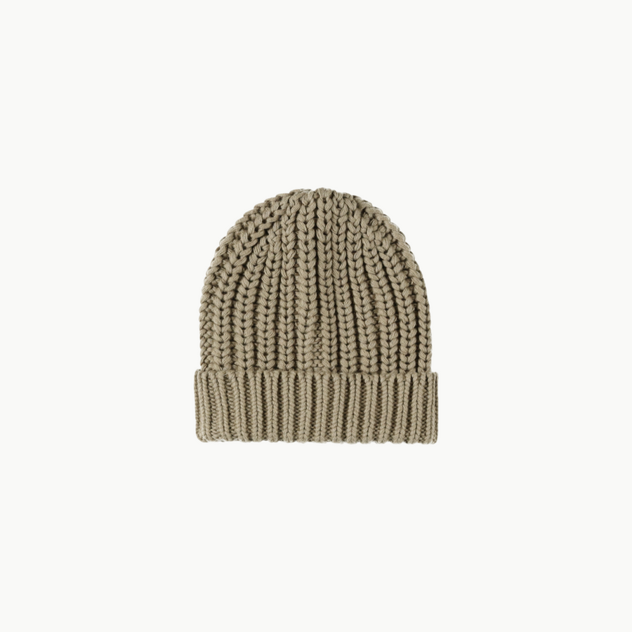 Chunky Knit Beanie Olive