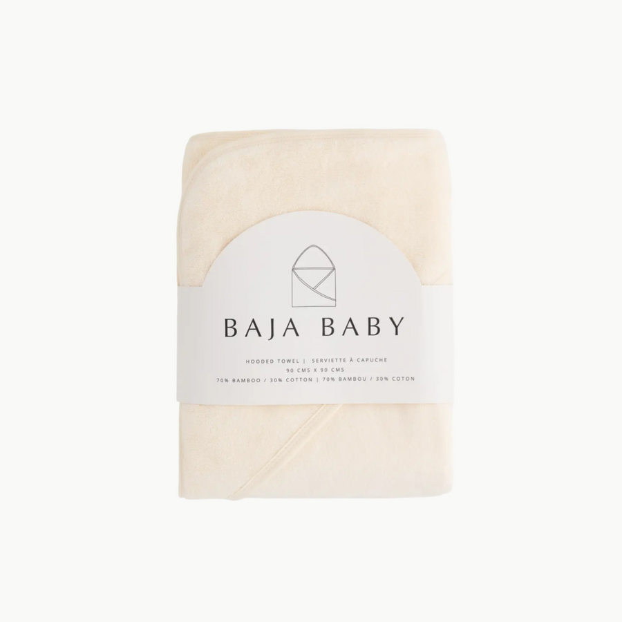 Oversized Hooded Towel Cream