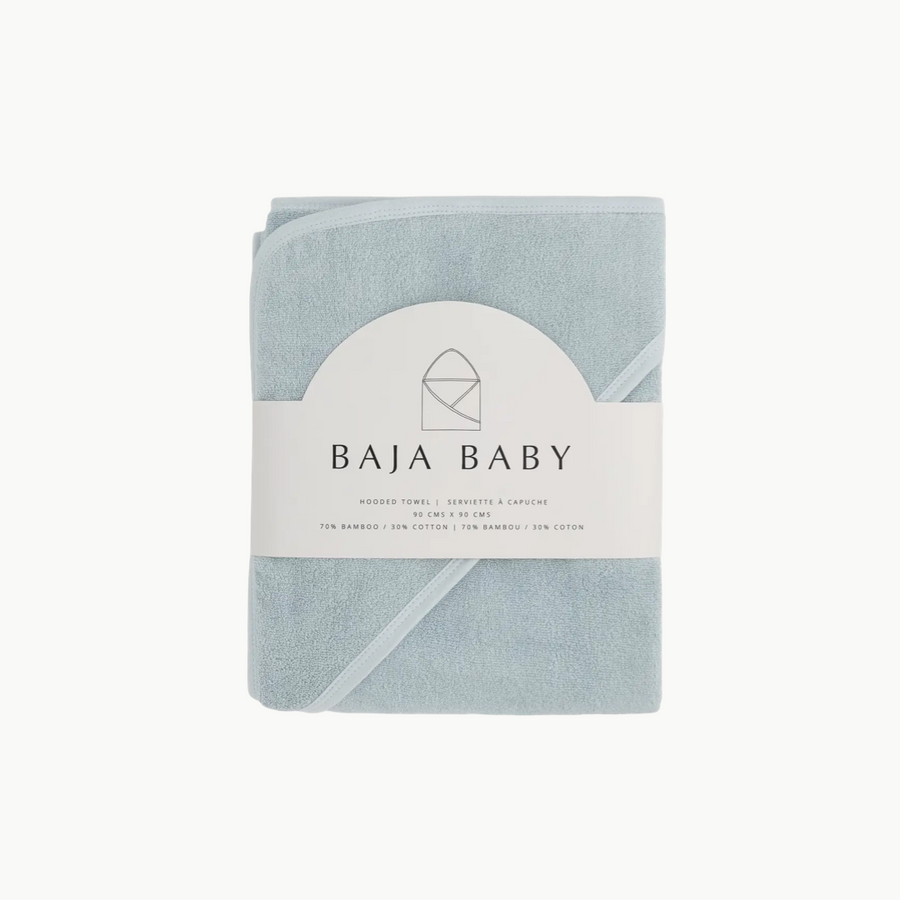Oversized Hooded Towel Baby Blue