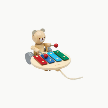 Pull Along Music Bear